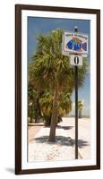 Mile Marker Zero at Pass-A-Grille, St. Pete Beach, Tampa Bay Area, Tampa Bay, Florida, USA-null-Framed Photographic Print