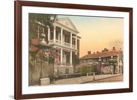 Miles Brewton House, Charleston-null-Framed Art Print