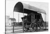 Miles City, MT, Western Coach at the Milwaukee Station from Custer's Time Scene-Lantern Press-Stretched Canvas