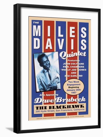 Miles Davis, 1957-Unknown-Framed Art Print