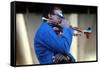 Miles Davis, American Composer and Jazz Trumpet Player, Newport Jazz Festival July 4 1969-null-Framed Stretched Canvas