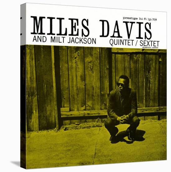 Miles Davis and Milt Jackson - Quintet / Sextet-null-Stretched Canvas