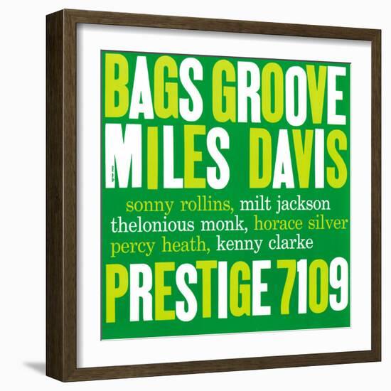 Miles Davis - Bags Groove-null-Framed Art Print