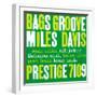 Miles Davis - Bags Groove-null-Framed Art Print