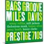 Miles Davis - Bags Groove-null-Mounted Art Print