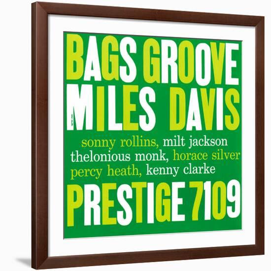 Miles Davis - Bags Groove-null-Framed Art Print