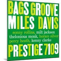 Miles Davis - Bags Groove-null-Mounted Art Print