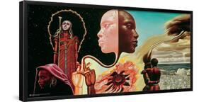 Miles Davis- Bitches Brew Album Art-Mati Klarwein-Framed Poster
