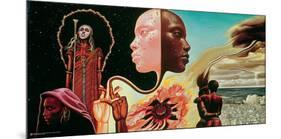 Miles Davis- Bitches Brew Album Art-Mati Klarwein-Mounted Poster