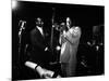 Miles Davis (C) with Oscar Pettiford and Bud Powell, Birdland, 1949-null-Mounted Photo