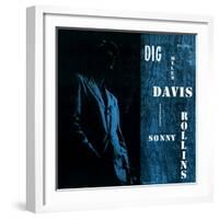 Miles Davis featuring Sonny Rollins - Dig-null-Framed Art Print