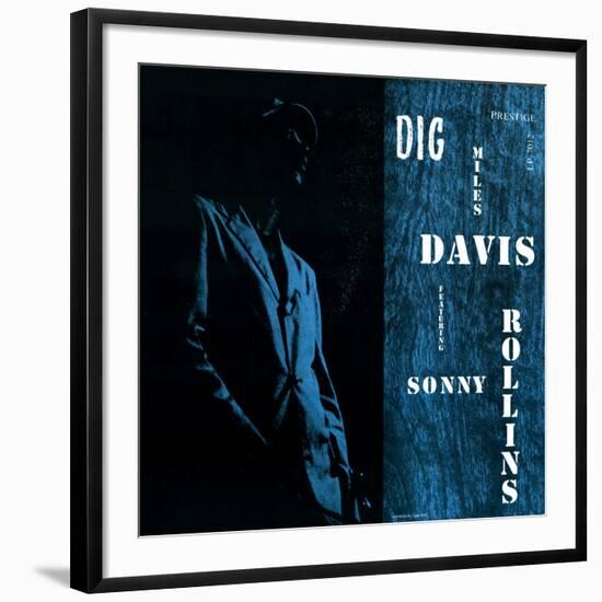 Miles Davis featuring Sonny Rollins - Dig-null-Framed Art Print