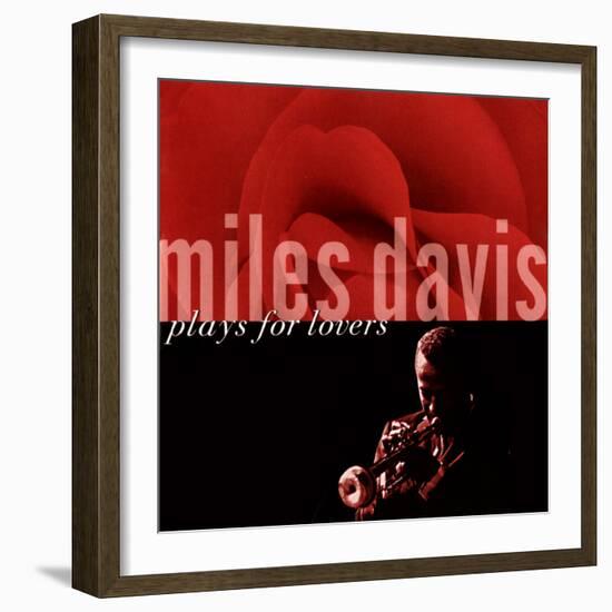 Miles Davis - Miles Davis Plays for Lovers-null-Framed Art Print