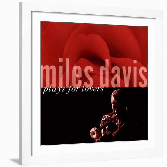 Miles Davis - Miles Davis Plays for Lovers-null-Framed Art Print