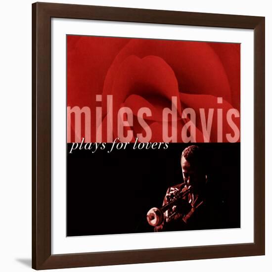 Miles Davis - Miles Davis Plays for Lovers-null-Framed Art Print