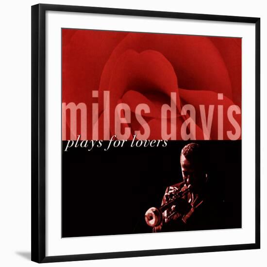 Miles Davis - Miles Davis Plays for Lovers-null-Framed Art Print