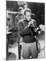 Miles Davis Performing in 1960-null-Mounted Photo
