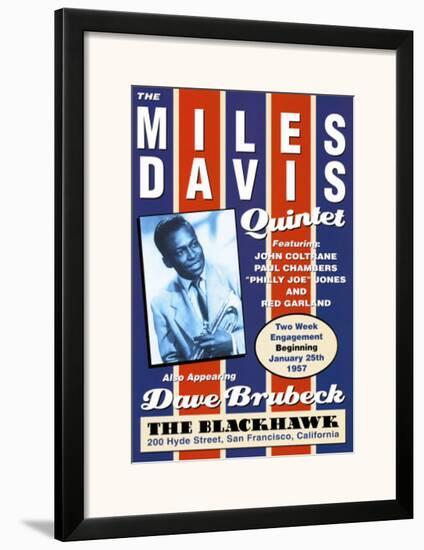 Miles Davis Quintet at the Blackhawk, San Francisco, California, 1957-Dennis Loren-Framed Art Print