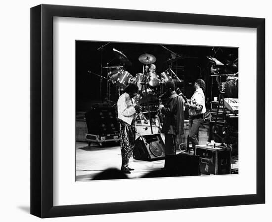 Miles Davis, Royal Festival Hall, London, 1987-Brian O'Connor-Framed Photographic Print