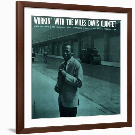 Miles Davis - Workin' with the Miles Davis Quintet-null-Framed Art Print