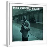 Miles Davis - Workin' with the Miles Davis Quintet-null-Framed Art Print