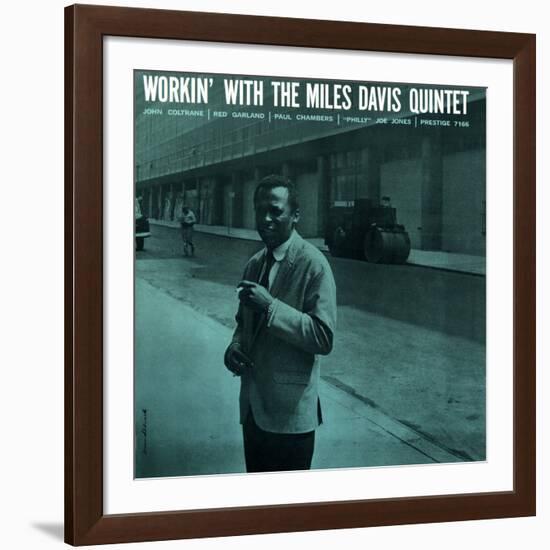 Miles Davis - Workin' with the Miles Davis Quintet-null-Framed Art Print