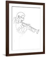 Miles Davis-Logan Huxley-Framed Art Print