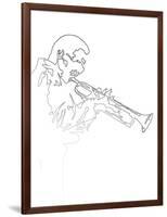 Miles Davis-Logan Huxley-Framed Art Print