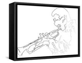 Miles Davis-Logan Huxley-Framed Stretched Canvas