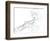 Miles Davis-Logan Huxley-Framed Premium Giclee Print