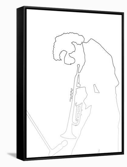 Miles Davis-Logan Huxley-Framed Stretched Canvas
