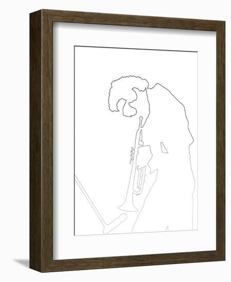 Miles Davis-Logan Huxley-Framed Art Print