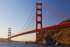 Golden Gate Bridge and San Francisco Skyline at Dawn-Miles-Photographic Print