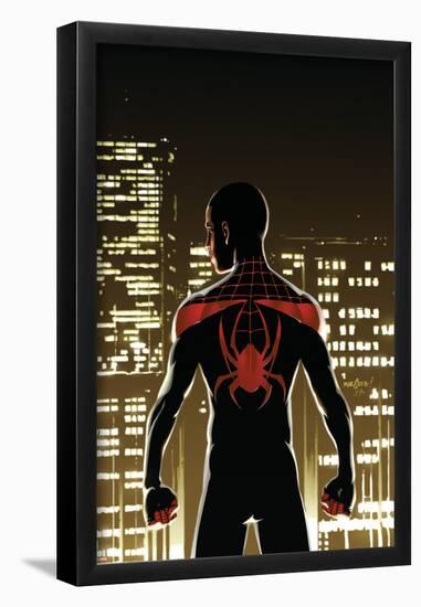 Miles Morales: Ultimate Spider-Man No. 1: Spider-Man-null-Framed Poster