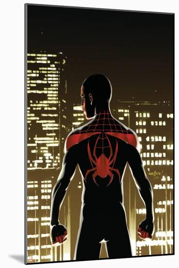 Miles Morales: Ultimate Spider-Man No. 1: Spider-Man-null-Mounted Poster