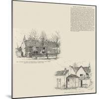 Miles Syndercombe's Cottage-null-Mounted Giclee Print