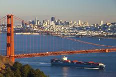 The Golden Gate Bridge and Sand Francisco Skyline-Miles-Photographic Print