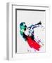 Miles Watercolor-Lora Feldman-Framed Premium Giclee Print