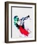 Miles Watercolor-Lora Feldman-Framed Premium Giclee Print