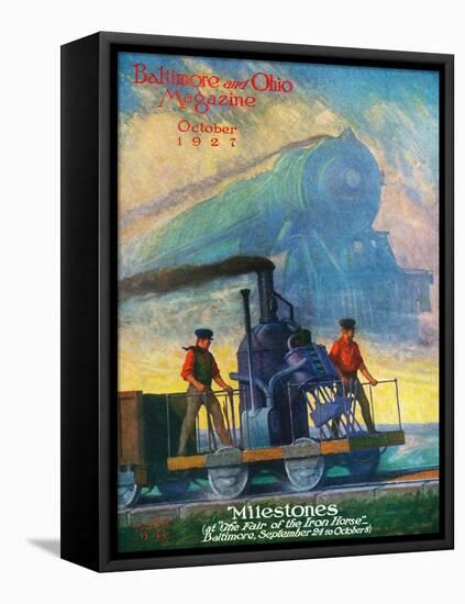 Milestones-Herbert Stitt-Framed Stretched Canvas