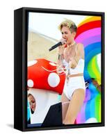 Miley Cyrus-null-Framed Stretched Canvas