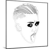 Miley Cyrus-Logan Huxley-Mounted Art Print