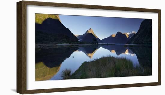 Milford Fictile, Fiordland National Park, Southland, South Island, New Zealand-Rainer Mirau-Framed Photographic Print