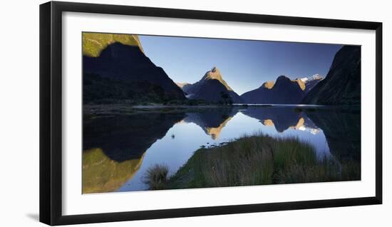 Milford Fictile, Fiordland National Park, Southland, South Island, New Zealand-Rainer Mirau-Framed Photographic Print