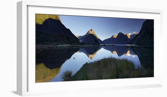 Milford Fictile, Fiordland National Park, Southland, South Island, New Zealand-Rainer Mirau-Framed Photographic Print