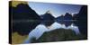 Milford Fictile, Fiordland National Park, Southland, South Island, New Zealand-Rainer Mirau-Stretched Canvas