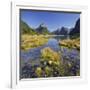 Milford Fictile, Fiordland National Park, Southland, South Island, New Zealand-Rainer Mirau-Framed Photographic Print