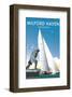 Milford Haven - Dave Thompson Contemporary Travel Print-Dave Thompson-Framed Giclee Print