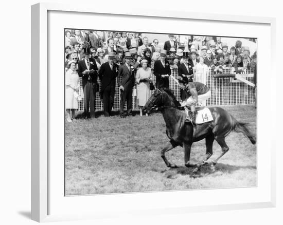 Milford Horseracing and Jockey Lester Piggott-null-Framed Photographic Print