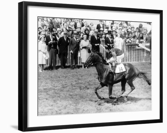 Milford Horseracing and Jockey Lester Piggott-null-Framed Photographic Print